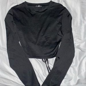 Cropped Backless tops